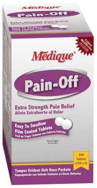 Medique - Pain-Off Tablets - Headache & Pain Relief - Americas Industrial Supply