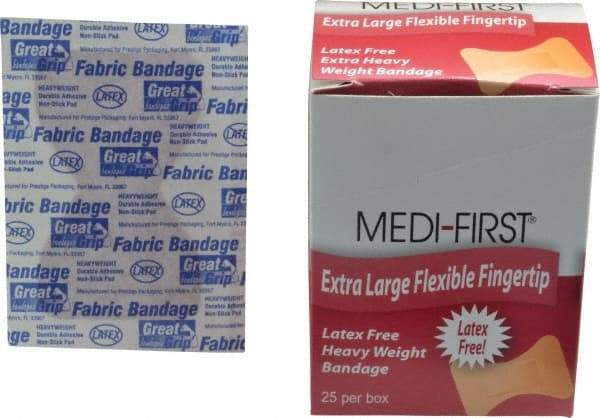 Medique - Fingertip Self-Adhesive Bandage - Woven Fabric Bandage, Latex Free - Americas Industrial Supply