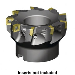 Kennametal - 80mm Cut Diam, 27mm Arbor Hole, 11mm Max Depth of Cut, 88.5° Indexable Chamfer & Angle Face Mill - 5 Inserts, SD_T1204PD_N__Z Insert, Right Hand Cut, 5 Flutes, Through Coolant, Series Z-Axis Mills - Americas Industrial Supply