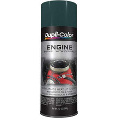 Dupli-Color - 12 oz Racing Green Automotive Heat Resistant Paint - Gloss Finish, 500°F Max Temp, Comes in Aerosol Can - Americas Industrial Supply