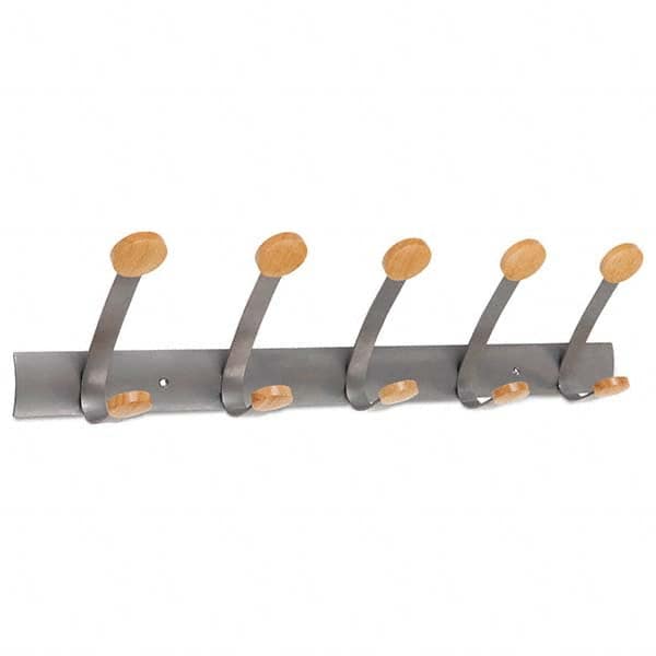 Alba - Coat Racks, Hooks & Shelving Type: Hangers Number of Hooks: 5 - Americas Industrial Supply