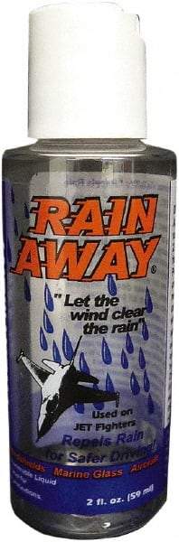 Rain Away - Isopropyl Alcohol Windshield Rain Repellent - 4 oz. Bottle - Americas Industrial Supply