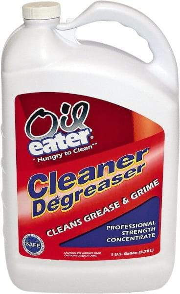 Oil Eater - 2-Butoxyethanol Multipurpose Cleaner/Degreaser - 1 Gal. Bottle, 30°F Freezing Point - Americas Industrial Supply