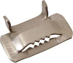 IDEAL TRIDON - Band Clamps & Buckles Type: Banding Strap Buckles Material: Stainless Steel - Americas Industrial Supply