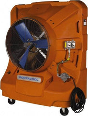PortaCool - 36" Blade, 45 Gal Capacity, 1.5 hp, 12,500 CFM Evaporative Cooler - 14.8 Amp Rating, 120 Volts, Single Speed - Americas Industrial Supply