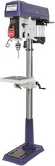 Palmgren - 15" Swing, Step Pulley Drill Press - 16 Speed, 1/2 hp, Single Phase - Americas Industrial Supply