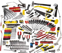 Proto - 233 Piece 3/8" Drive Master Tool Set - Comes in Roller Cabinet - Americas Industrial Supply