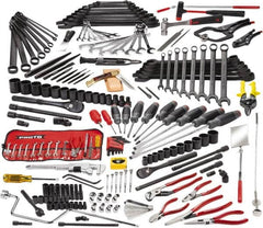 Proto - 199 Piece 1/4, 3/8 & 1/2" Drive Master Tool Set - Tools Only - Americas Industrial Supply