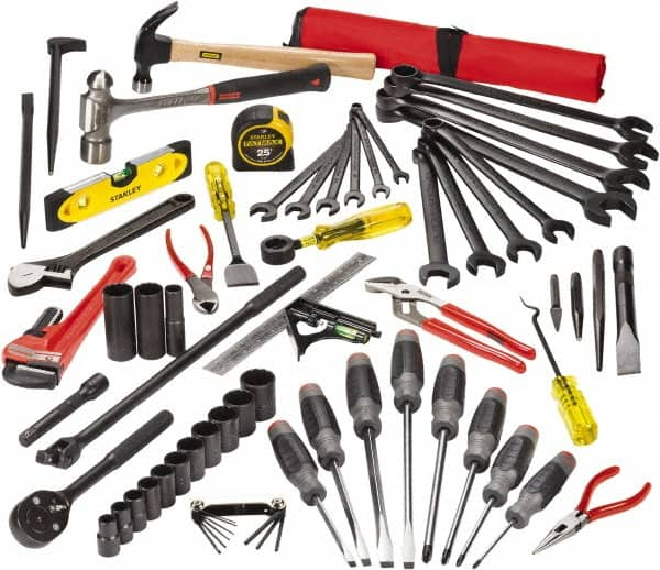 Proto - 67 Piece 1/4, 3/8, 1/2 & 3/4" Drive Master Tool Set - Comes in Top Chest - Americas Industrial Supply