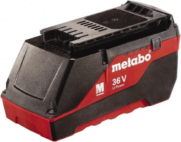 Metabo - 36 Volt Lithium-Ion Power Tool Battery - 5.2 Ahr Capacity, 100 min Charge Time, Series 36V Li-Power - Americas Industrial Supply