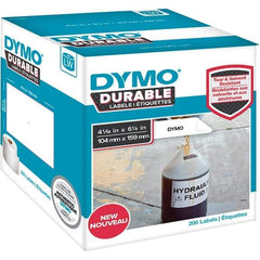 Dymo - Labels, Ribbons & Tapes Type: Extra Large Shipping Labels Color: White - Americas Industrial Supply