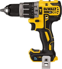 DeWALT - 20 Volt 1/2" Keyless Chuck Cordless Hammer Drill - 0 to 34,000 BPM, 0 to 2,000 RPM, Reversible - Americas Industrial Supply