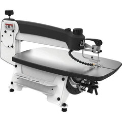 Jet - 3/4" Stroke Length, 2" Depth of Cut, Scroll Saw - 400 to 1,550 Strokes per min, Includes Foot Switch - Americas Industrial Supply