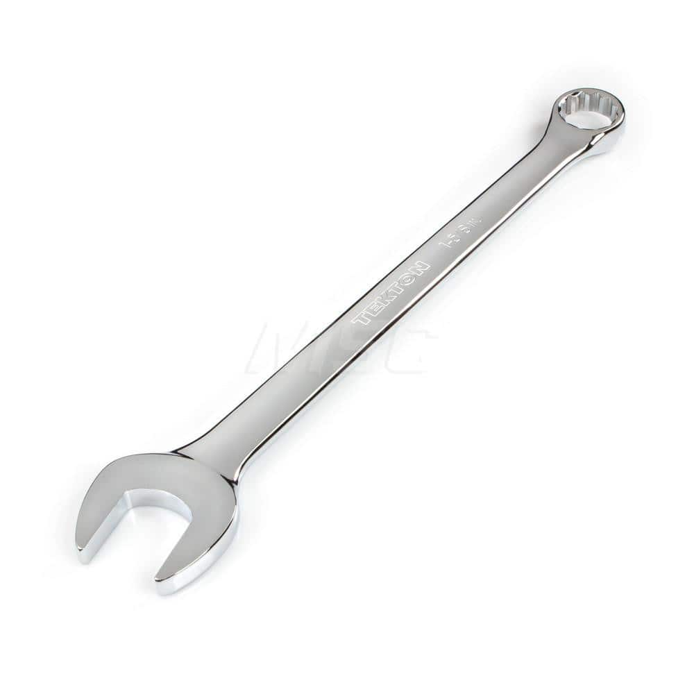 Combination Wrench: Chrome, Chrome-Plated