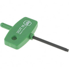 Wiha - T10 Torx Key - Wing Handle, 40mm Length Under Head, 2.9" OAL - Americas Industrial Supply