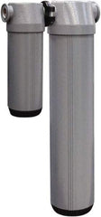 Alpha-Pure - 25 CFM at 100 psi Inlet, 28.75 CFM at 150 psi, 25 CFM at 100 psi Outlet, Desiccant Air Dryer - 1/2" Female NPT x 4.27" Long x 8.8" Wide x 22" High - Americas Industrial Supply