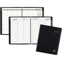 AT-A-GLANCE - 128 Sheet, 8-1/4 x 10-7/8", Weekly/Monthly Appointment Book - Black - Americas Industrial Supply