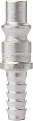 CEJN - Hose Barb ARO Pneumatic Hose Connector - Steel Zinc Plated, 1/4" Body Diam, 1/4" Hose ID - Americas Industrial Supply