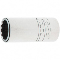 Proto - 3/8" Drive, Intermediate Hand Socket - 12 Points, 1-33/64" OAL, Steel, Full Polish Finish - Americas Industrial Supply