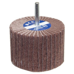 2″ × 1 1/2″ × 1/4″ Interleaf Non-Woven Flap Wheel 320 Grit Aluminum Oxide - Americas Industrial Supply