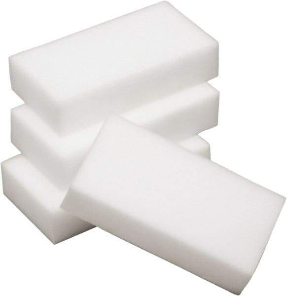 Ability One - 2.3" Long x 4.6" Wide x 1" Thick Cleansing Pad - Medium-Duty, White - Americas Industrial Supply