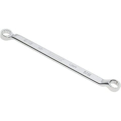 Proto - 1/2" x 9/16" 12 Point Box Wrench - Double End, 53/64" Head Diam x 3/4" Head Thickness, 8-7/8" OAL, Steel, Polished Finish, 15° Offset - Americas Industrial Supply