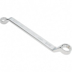 Proto - 3/4" x 7/8" 12 Point Box Wrench - Double End, 1-1/16" Head Diam x 1-1/4" Head Thickness, 11-1/2" OAL, Steel, Polished Finish, 15° Offset - Americas Industrial Supply