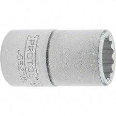 Proto - 3/4" Drive, Standard Hand Socket - 12 Points, 2.307" OAL, Steel, Full Polish Finish - Americas Industrial Supply