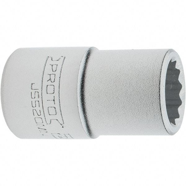 Proto - 3/4" Drive, Standard Hand Socket - 12 Points, 2.307" OAL, Steel, Full Polish Finish - Americas Industrial Supply