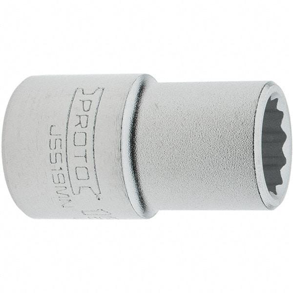 Proto - 3/4" Drive, Standard Hand Socket - 12 Points, 2.307" OAL, Steel, Full Polish Finish - Americas Industrial Supply