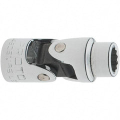 Proto - 1/4" Drive, Standard Hand Socket - 12 Points, 1-17/64" OAL, Steel, Full Polish Finish - Americas Industrial Supply