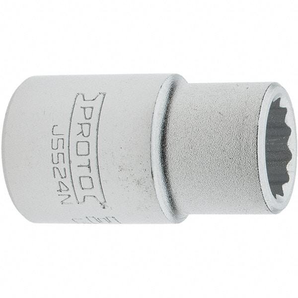 Proto - 3/4", 3/4" Drive, Standard Hand Socket - 12 Points, 2.285" OAL, Steel, Full Polish Finish - Americas Industrial Supply