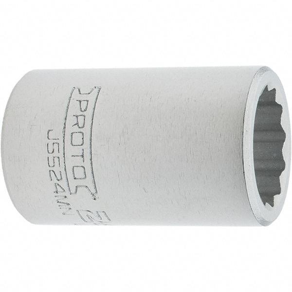 Proto - 3/4" Drive, Standard Hand Socket - 12 Points, 2.307" OAL, Steel, Full Polish Finish - Americas Industrial Supply