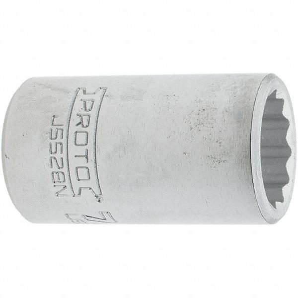 Proto - 7/8", 3/4" Drive, Standard Hand Socket - 12 Points, 2.285" OAL, Steel, Full Polish Finish - Americas Industrial Supply