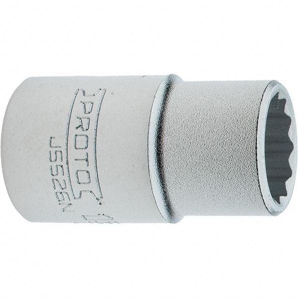 Proto - 13/16", 3/4" Drive, Standard Hand Socket - 12 Points, 2.285" OAL, Steel, Full Polish Finish - Americas Industrial Supply