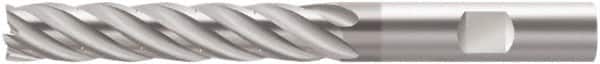 Walter-Prototyp - 3/8", 5 Flute, Single End, Solid Carbide, 0.015" Corner Radius End Mill - 4" OAL, 35° Helix, Right Hand Flute, 2" LOC, Right Hand Cut - Americas Industrial Supply
