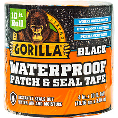 Waterproof Patch & Seal Tape Black 10 ft - Exact Industrial Supply