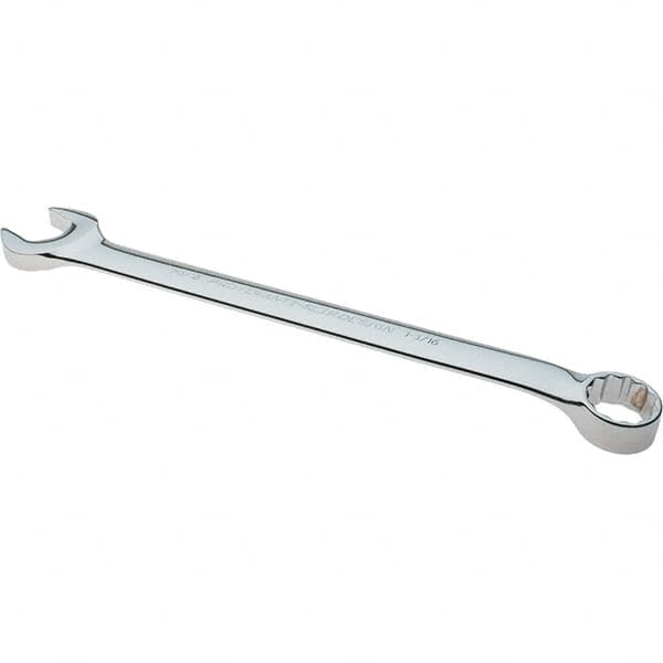 Proto - 1-3/16" 12 Point Combination Wrench - 15° Offset Angle, 15-7/8" OAL, Steel, Full Polish Finish - Americas Industrial Supply