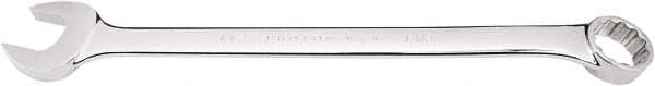 Proto - 1-1/2" 12 Point Combination Wrench - 15° Offset Angle, 20-1/4" OAL, Steel, Full Polish Finish - Americas Industrial Supply