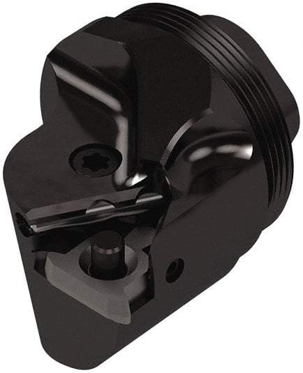 Seco - Right Hand Cut, Size GL50, 16NR Insert Compatiblity, Internal Modular Turning & Profiling Cutting Unit Head - 28.8mm Ctr to Cutting Edge, 32mm Head Length, Through Coolant, Series Seco-Capto - Americas Industrial Supply