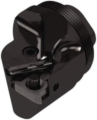 Seco - Right Hand Cut, Size GL40, 22NR Insert Compatiblity, Internal Modular Turning & Profiling Cutting Unit Head - 30.3mm Ctr to Cutting Edge, 32mm Head Length, Through Coolant, Series Seco-Capto - Americas Industrial Supply
