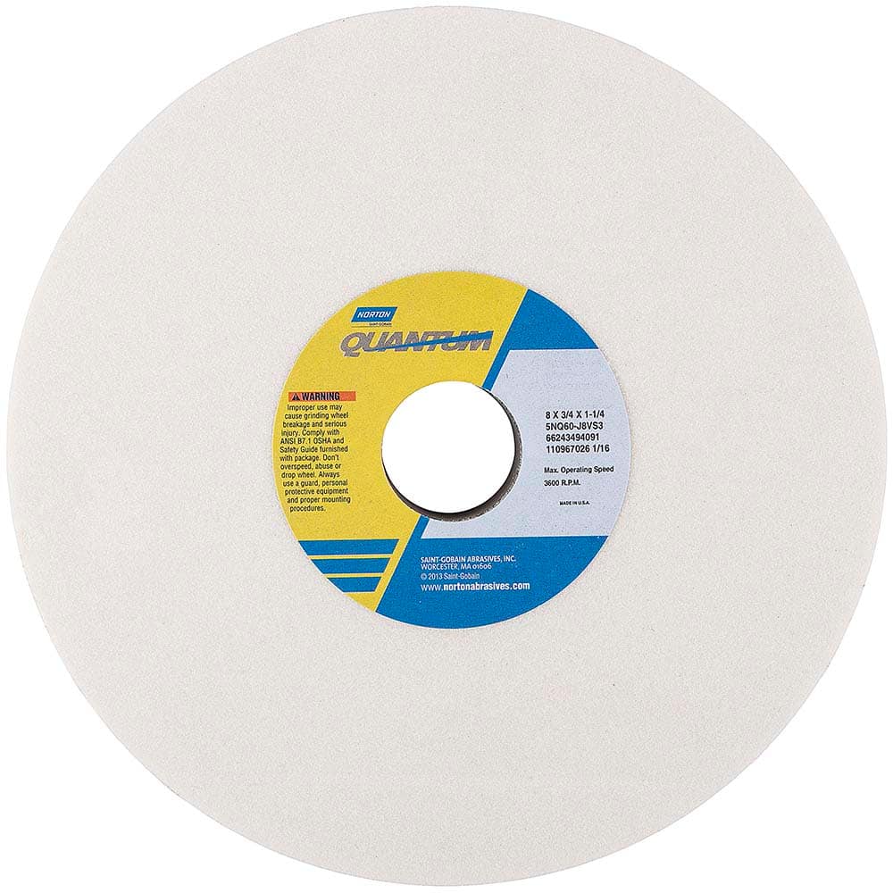 Norton - Tool & Cutter Grinding Wheels Wheel Type: Type 1 Wheel Diameter (Inch): 8 - Americas Industrial Supply