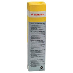 WALTER Surface Technologies - 1,300 g Polishing Compound - Compound Grade Fine, Grade 0, Yellow, For Fine Polishing, Use on Stainless Steel & Aluminum - Americas Industrial Supply