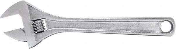 Proto - 1-5/16" Jaw Capacity, 10" Standard Adjustable Wrench - Steel, Polished Finish, 10" OAL - Americas Industrial Supply