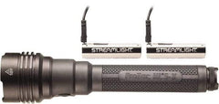 Streamlight - White LED Bulb, 3,500 Lumens, Industrial/Tactical Flashlight - Black Aluminum Body, 2 18650 Lithium-Ion Batteries Included - Americas Industrial Supply