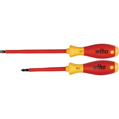 Wiha - Screwdriver Sets Screwdriver Types Included: Slotted; Phillips Number of Pieces: 2 - Americas Industrial Supply