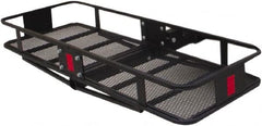 Erickson Manufacturing - Steel Cargo Carrier - 20" Wide x 60.0" Long, Black, For Use with 2" Receivers - Americas Industrial Supply