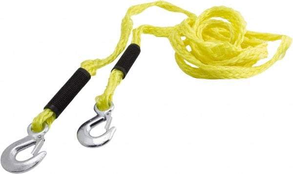 Erickson Manufacturing - S Hook Polypropylene Tow Rope - 14' Long, 2,000 Lb Capacity - Americas Industrial Supply