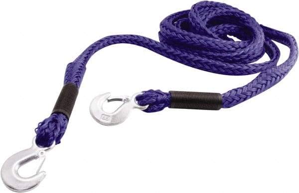 Erickson Manufacturing - S Hook Polypropylene Tow Rope - 14' Long, 8,500 Lb Capacity - Americas Industrial Supply