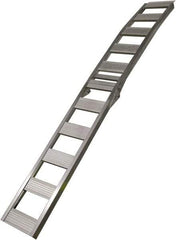 Erickson Manufacturing - 90" Long x 12" Wide, 750 Lb Capacity, Foldable Arched Truck Ramp - Aluminum, For All Vehicles - Americas Industrial Supply
